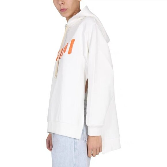 MARNI AutumnWinter New Arrivals Logo Printed Hooded Sweatshirt - Picture 2 of 11